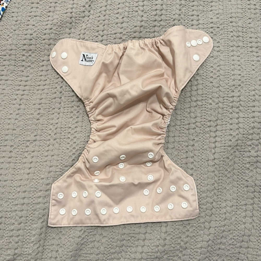 Nora’s nursery pocket cloth diaper
